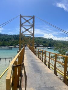Yellow Bridge of Nusa Ceningan